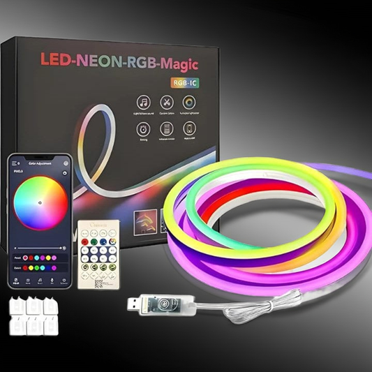 RGBIC Smart LED silicon strip – 5M Length - Buylights #