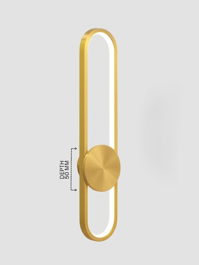 Modern Gold Wall Light LX398 – 12W, 3CCT, Indoor Accent Lighting - Buylights #