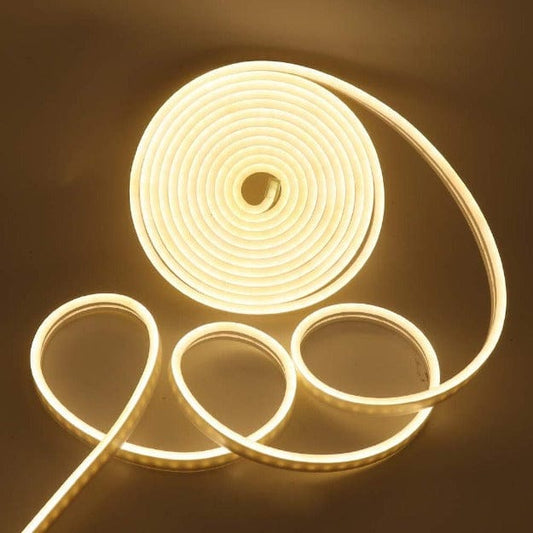 Neon Flex LED Strip Lights | Warm White - DC12V - 6mmx12mm - Buylights #