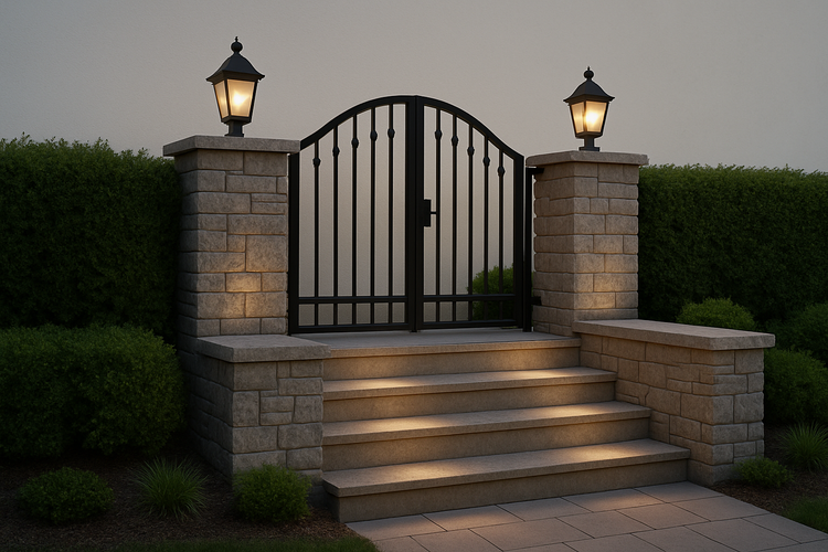Outdoor Gate & Staircase Lights