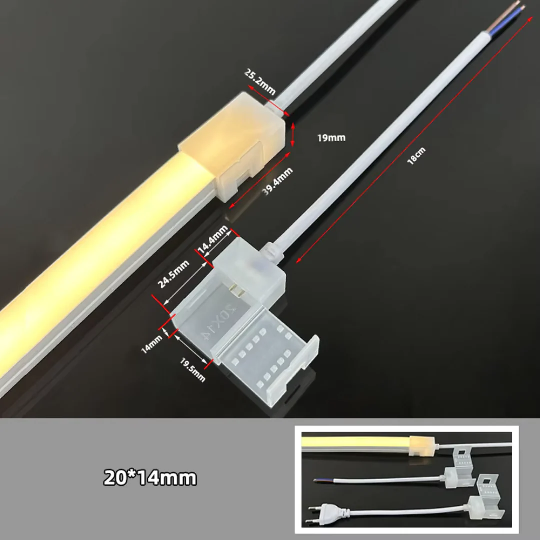 Neon LED Strip Light Connectors – Waterproof & Secure Fittings - Buylights #