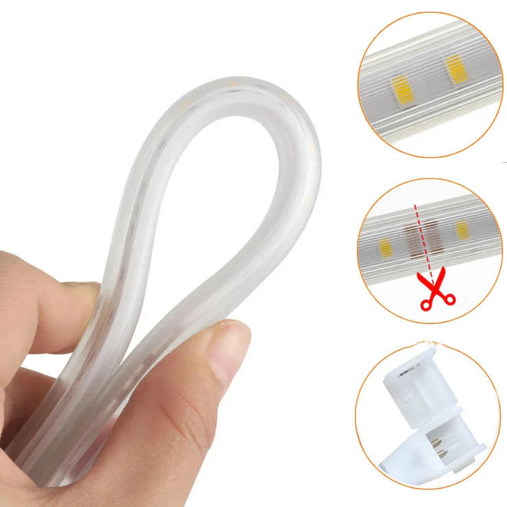 LED Rope Lights 2835 Water Resistant IP67 120 LEDs/m - Buylights #