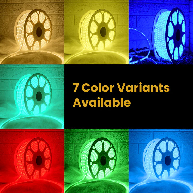 LED Rope Lights 2835 Water Resistant IP67 120 LEDs/m - Buylights #