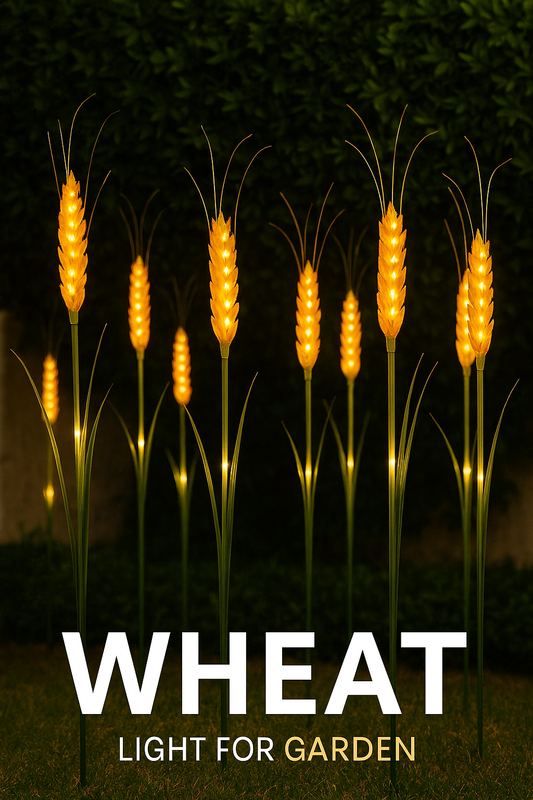 LED Wheat Garden Lights – Pack of 10 | Decorative Outdoor Spike Set - Buylights #
