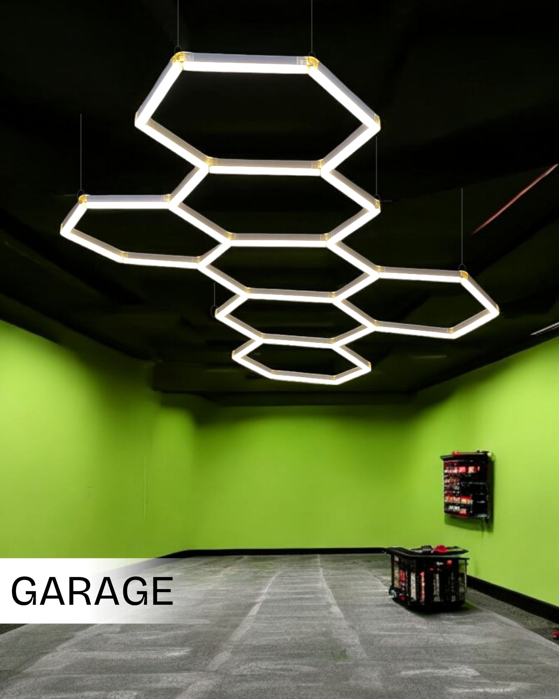 Car Garage Mini Honeycomb Lamp LED Light Car Washing Lamp 