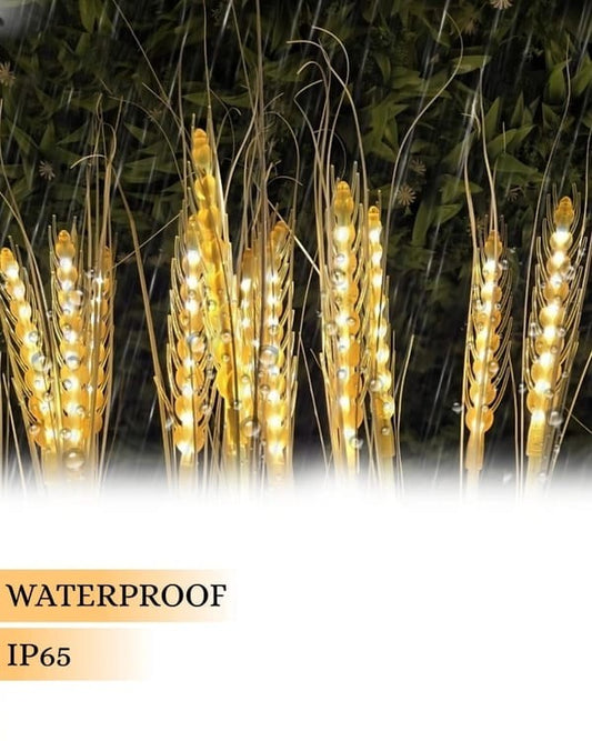 LED Wheat Garden Lights – Pack of 10 | Decorative Outdoor Spike Set - Buylights #