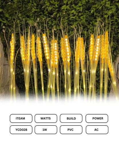 LED Wheat Garden Lights – Pack of 10 | Decorative Outdoor Spike Set - Buylights #