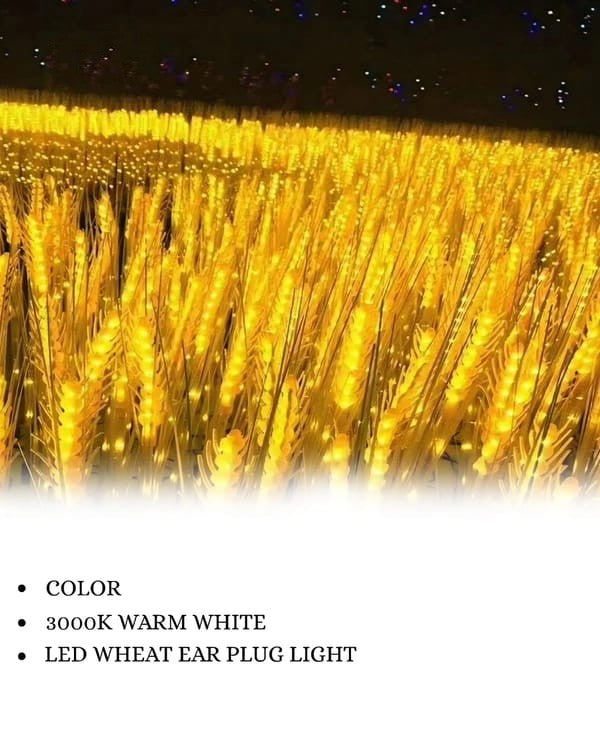 LED Wheat Garden Lights – Pack of 10 | Decorative Outdoor Spike Set - Buylights #