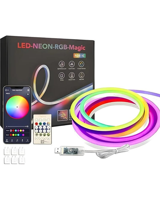 RGBIC Smart LED silicon strip – 5M Length - Buylights #
