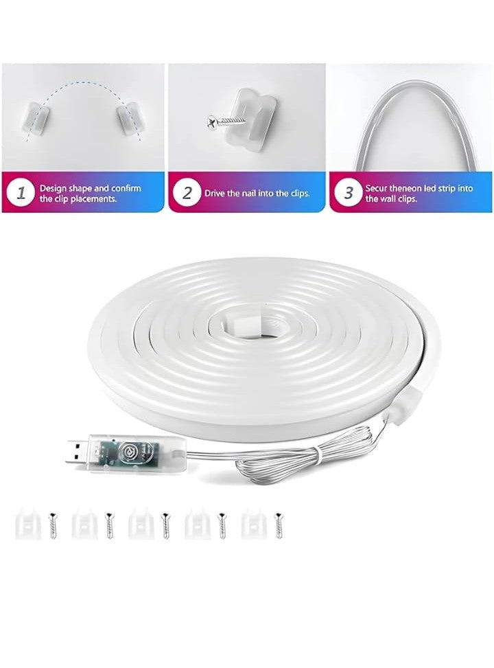 RGBIC Smart LED silicon strip – 5M Length - Buylights #