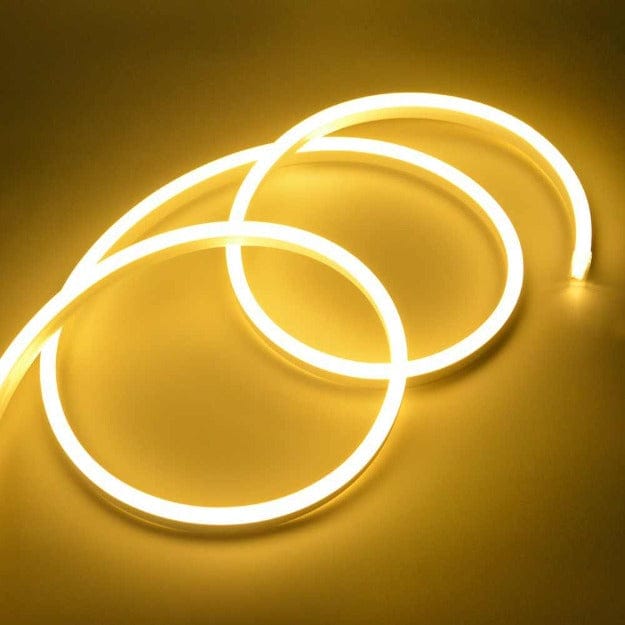 Neon Flex LED Strip Lights | Warm White - DC12V - 6mmx12mm - Buylights #