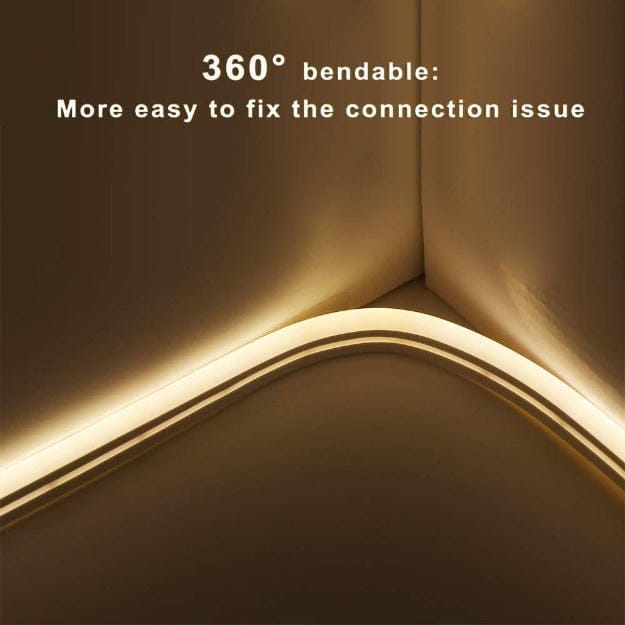 Neon Flex LED Strip Lights | Warm White - DC12V - 6mmx12mm - Buylights #