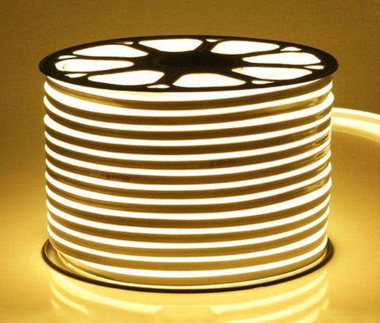 Neon Flex LED Strip Lights | Warm White - DC12V - 6mmx12mm - Buylights #