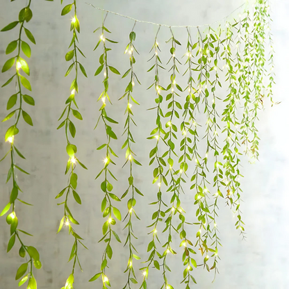 Leaves Garland Curtain Lights | Warm White Decorative Fairy Light